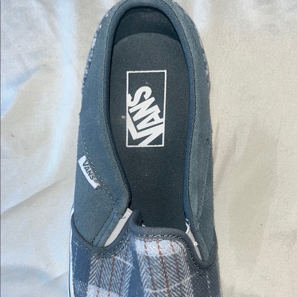 Plaid Slip-On Vans - Picture 2 of 6